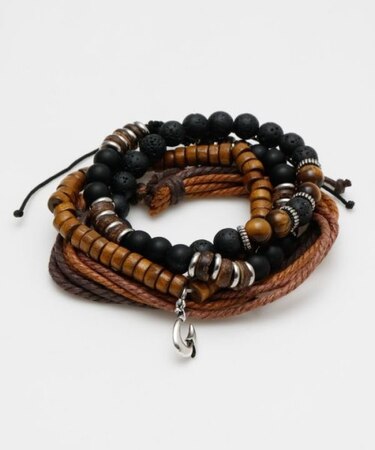 【カヒコ】フィッシュフックメンズブレスレットセット