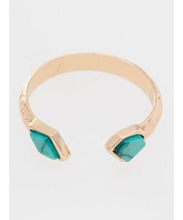 【カヒコ】ジュエルオープターコイズリング