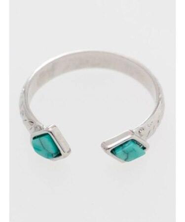 【カヒコ】ジュエルオープターコイズリング