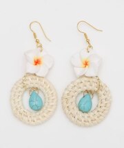 【カヒコ】プルメラタンピアス