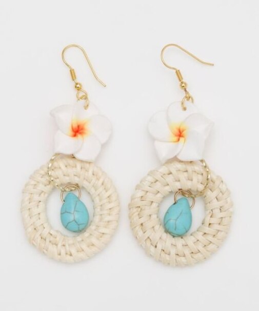 【カヒコ】プルメラタンピアス