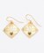 【カヒコ】【LEIGHTON　LAM】パイナップルキルトピアス