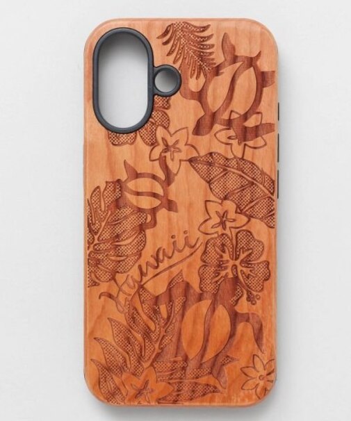 【カヒコ】[iPhone16]ウッドスマホケース