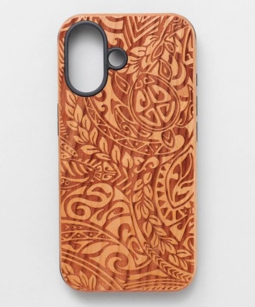 【カヒコ】[iPhone16]ウッドスマホケース