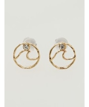 【カヒコ】サークルウェーブポストピアス