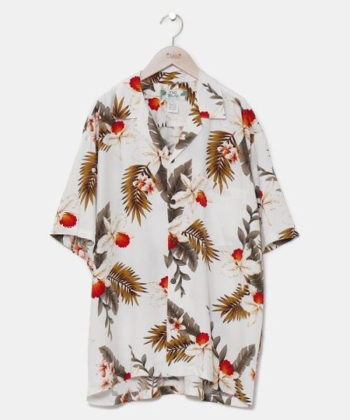【カヒコ】ハワイアンアロハメンズシャツ【TWO PALMS】