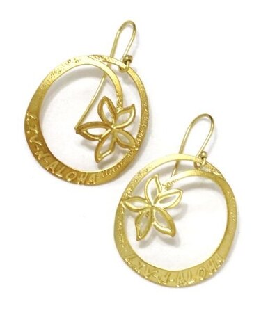 【カヒコ】LEIGHTON LAMアロハピアス