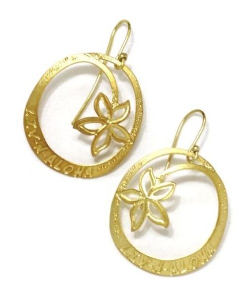 【カヒコ】LEIGHTON LAMアロハピアス