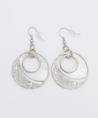 【カヒコ】シェルサークルピアス