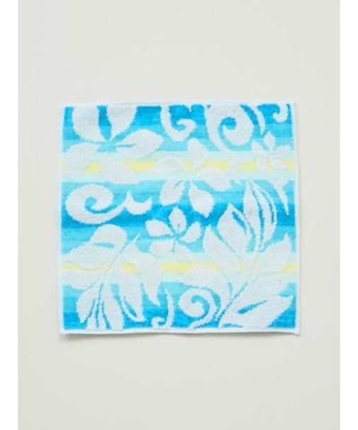 【カヒコ】グラデフラワータオルハンカチ