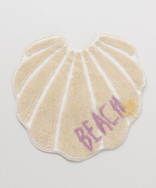 【カヒコ】シェルビーチトイレマット