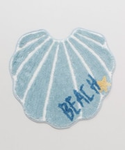 【カヒコ】シェルビーチトイレマット