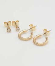 【カヒコ】メタリングセットピアス