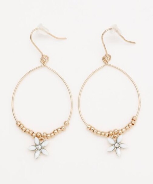 【カヒコ】ツブパーフラワピアス