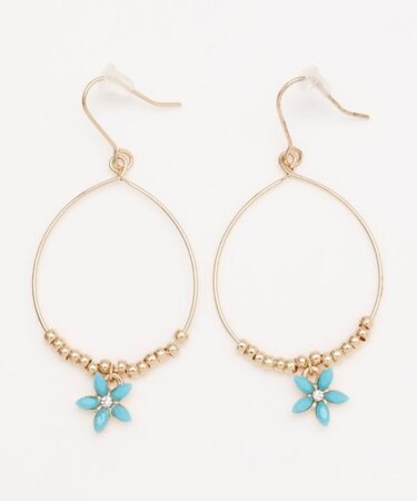 【カヒコ】ツブパーフラワピアス