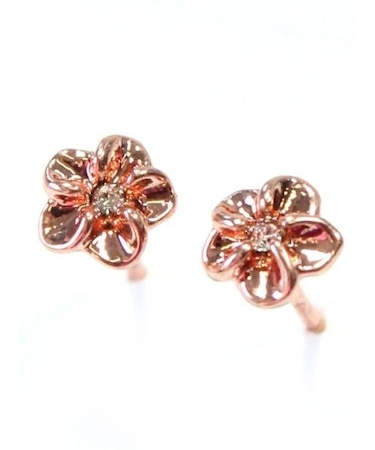 【カヒコ】プチプルメリアピアス