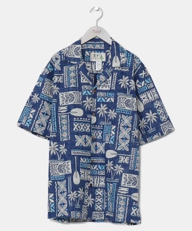 【カヒコ】トラデタパアロハメンズシャツ