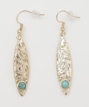 【カヒコ】ボードターコイズピアス