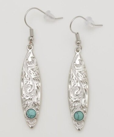 【カヒコ】ボードターコイズピアス