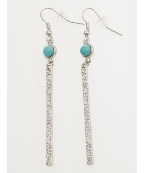 【カヒコ】プレートターコイズピアス