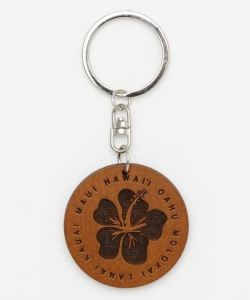 【カヒコ】プカナウッドキーホルダー