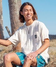 【カヒコ】デレクメンズＴシャツ【SURF&Palms】