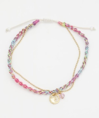 【カヒコ】ウエーブミサンガアンクレット