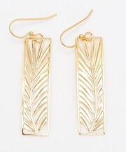 【カヒコ】【LEIGHTON　LAM】ココナッツパームピアス