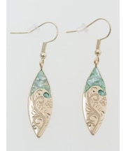 【カヒコ】ハワジュシェリーボードピアス