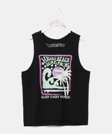 【カヒコ】【接触冷感】ムーアタンク【SURF&Palms】