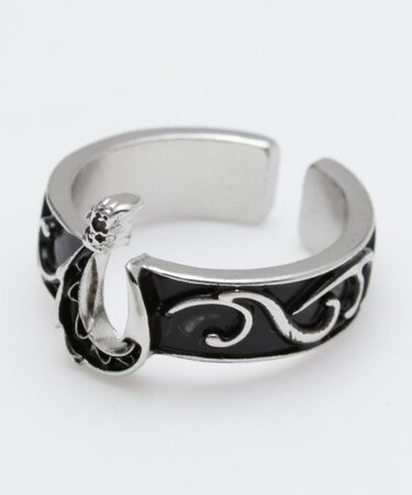 【カヒコ】メンズフィッシュフックリング