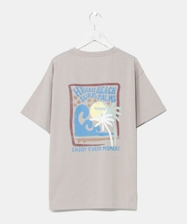【カヒコ】【接触冷感】ムーアメンズTシャツ【SURF&Palms】
