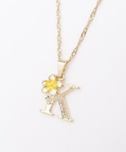 【カヒコ】プルメイニシャルネックレス