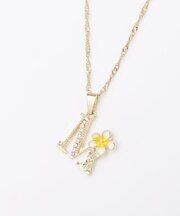 【カヒコ】プルメイニシャルネックレス