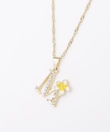 【カヒコ】プルメイニシャルネックレス