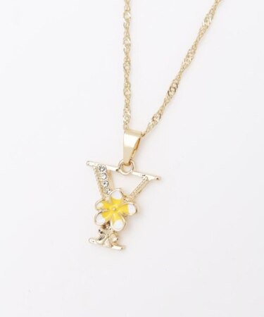 【カヒコ】プルメイニシャルネックレス