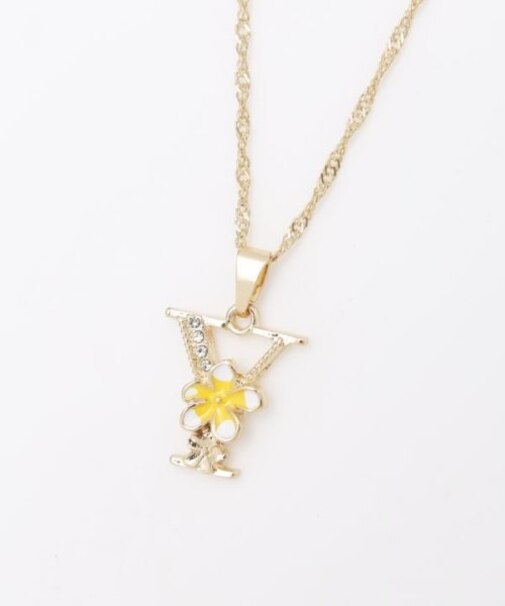 【カヒコ】プルメイニシャルネックレス