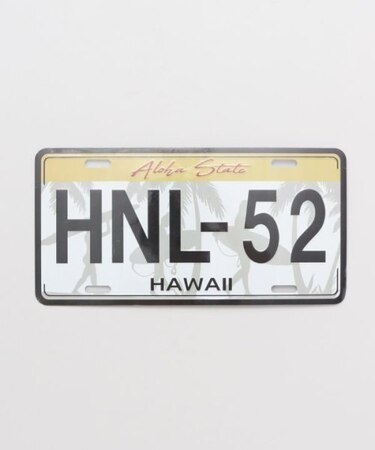 【カヒコ】ハワイカーナンバープレート