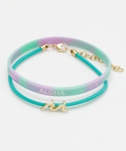 【カヒコ】アロハウェーブＳＥＴアンクレット