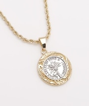 【カヒコ】ハワジュパームコインネックレス