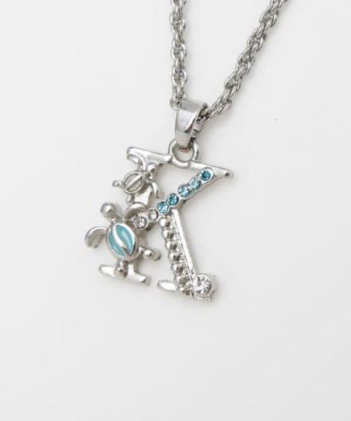 【カヒコ】ホヌイニシャルネックレス