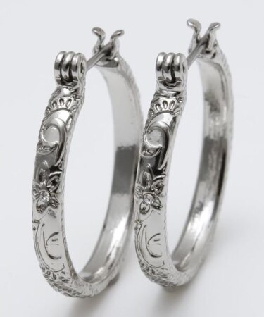 【カヒコ】スクロールフープピアス