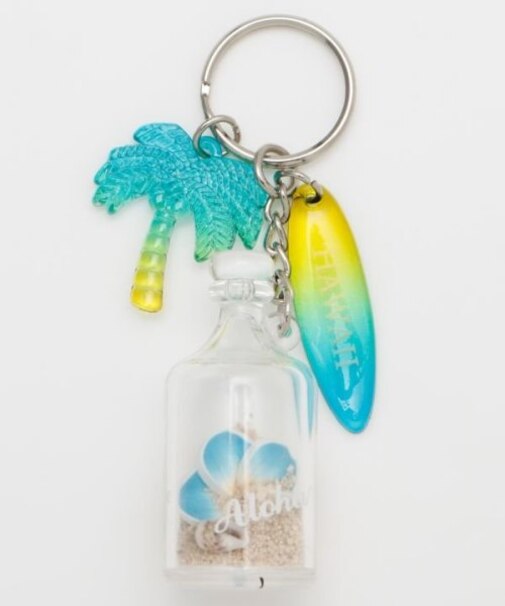 【カヒコ】プルメリアボトルキーホルダー