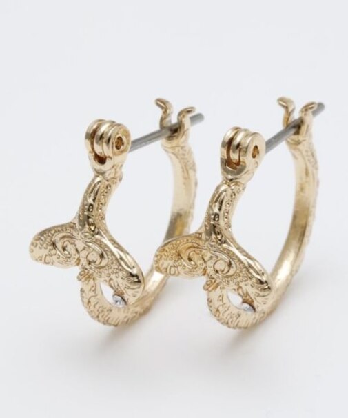 【カヒコ】ホエールフープピアス