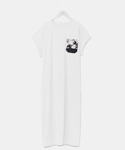 【カヒコ】【UVカット加工】フーラリTシャツワンピース