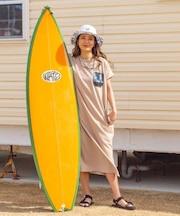 【カヒコ】【UVカット加工】フーラリTシャツワンピース