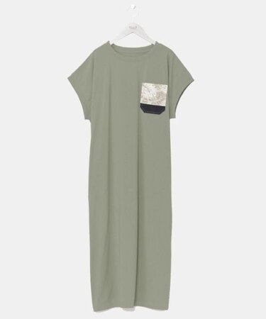 【カヒコ】【UVカット加工】フーラリTシャツワンピース