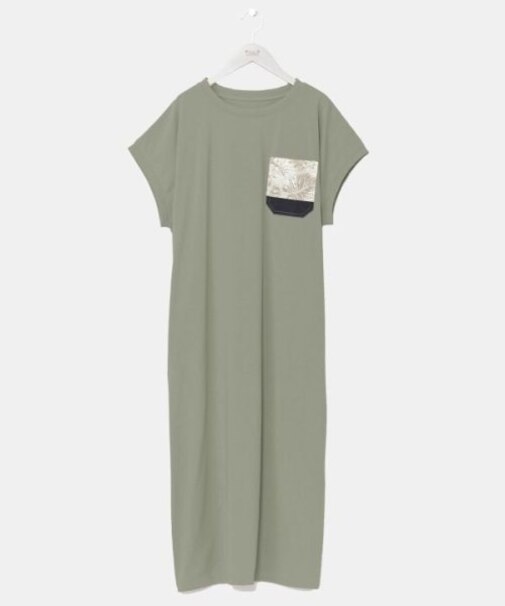 【カヒコ】【UVカット加工】フーラリTシャツワンピース