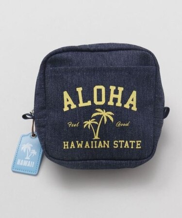 【カヒコ】パーマデニムポーチ