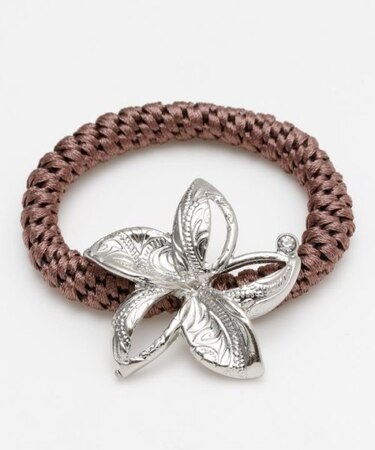 【カヒコ】プルメリアラキヘアゴム